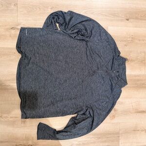 Russell Athletic Gray Quarter-Zip Sweatshirt